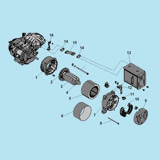 Ротор и статор Champion GW200AE